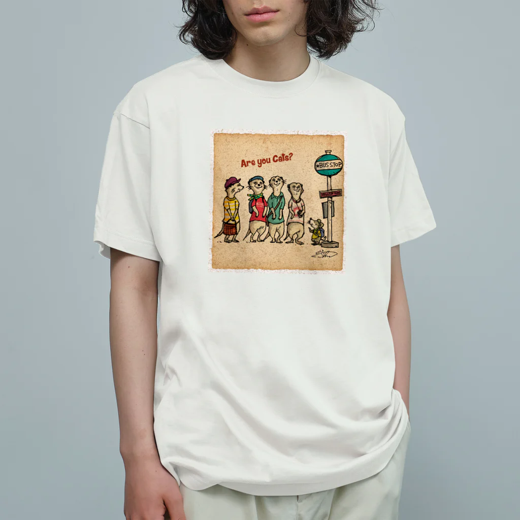 まつもトイズのミーアキャットとネズミくん♪ Organic Cotton T-Shirt