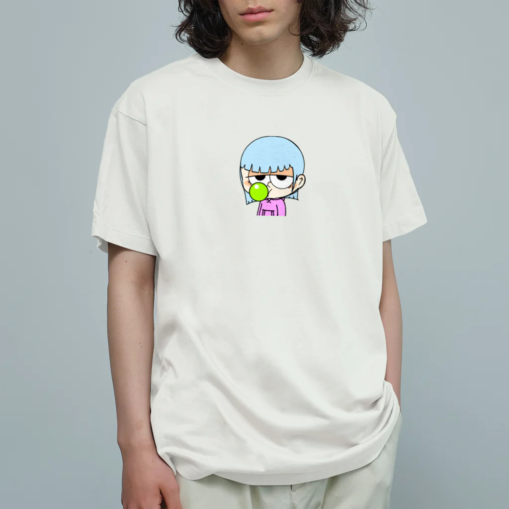 🐑💩 WhiteYeti↝のバブるガム おはぎ Organic Cotton T-Shirt