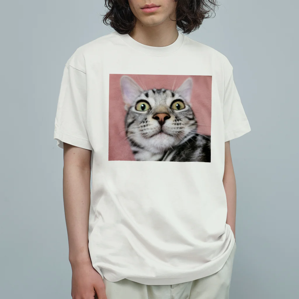 moFUru∞のもふにゃん Organic Cotton T-Shirt