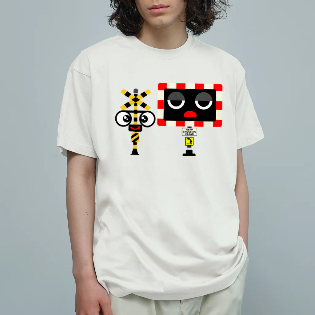 ふみきりカンちゃんのふみきりカンちゃん オーガニックコットンTシャツ