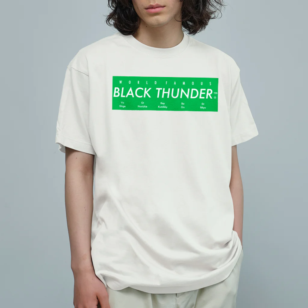 65narrowのBLACK THUNDER オーガニックコットンTシャツ