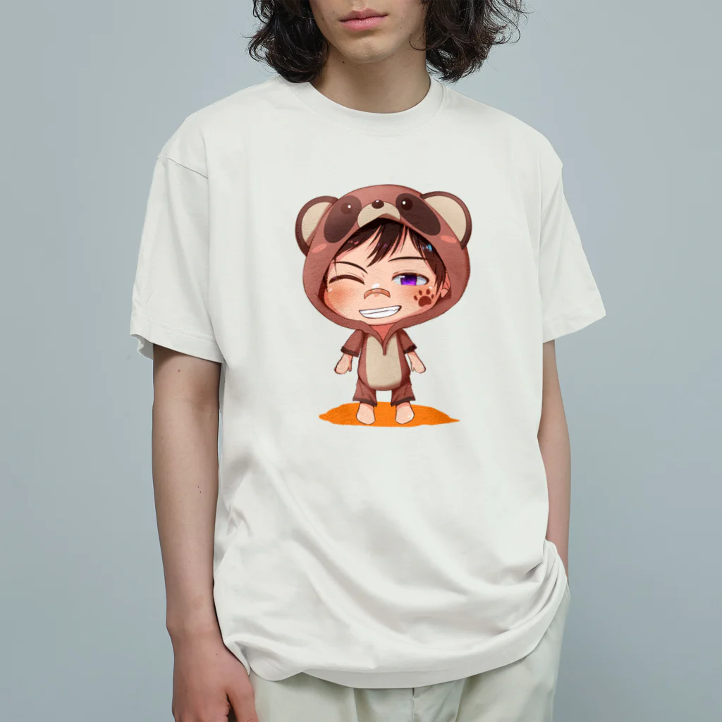 須戸コウ【腐男子ゲイvtuber】の須戸コウ_着ぐるみミニキャラVer オーガニックコットンTシャツ