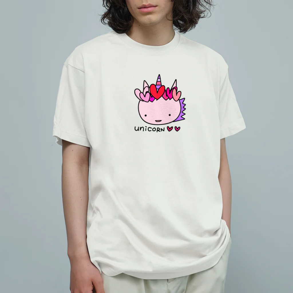 handmade asyouareのお嫁ユニコーン オーガニックコットンTシャツ