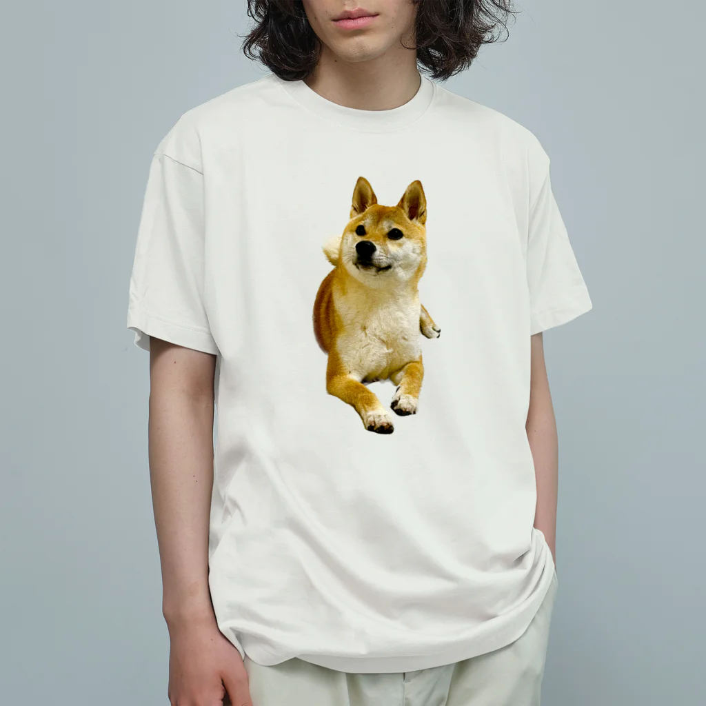 柴犬おかゆのグッズ販売店の柴犬おかゆ Organic Cotton T-Shirt