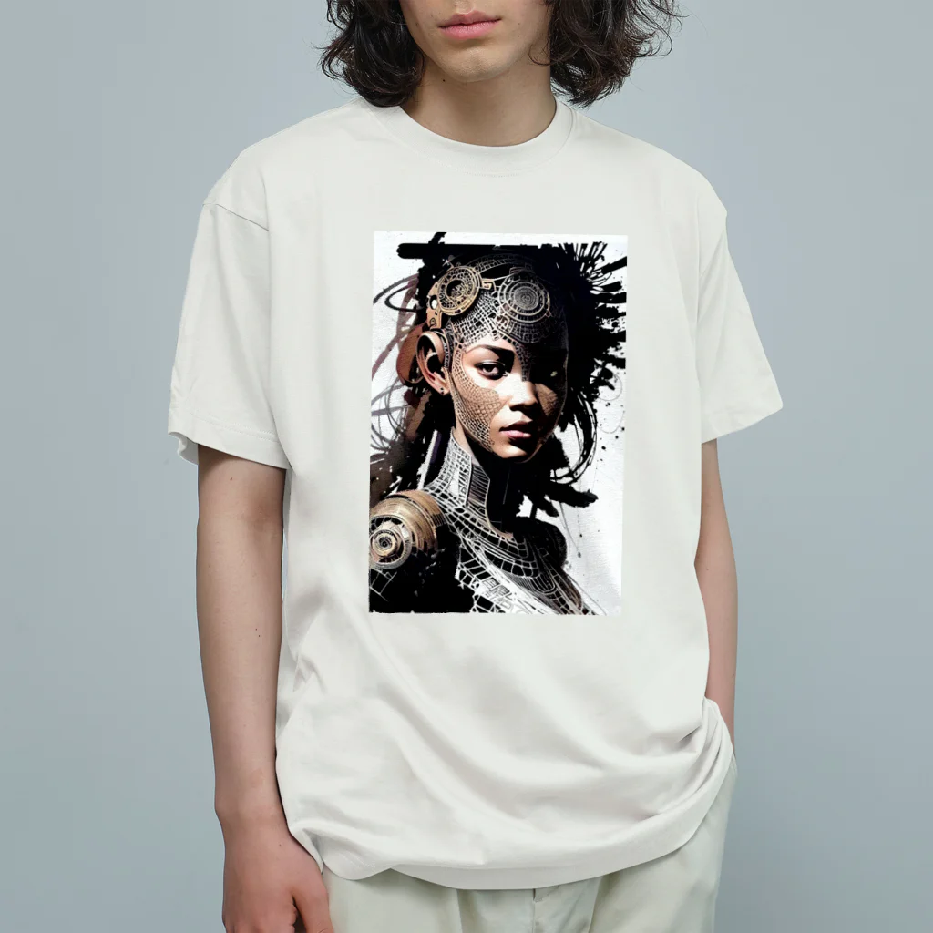 Cyber girl boy catalog（Dgirl Dboy)のCyber android girl   ZK2511 オーガニックコットンTシャツ