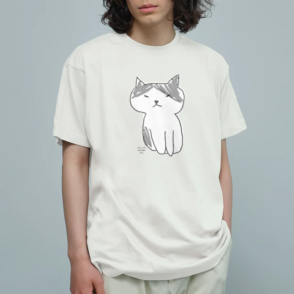 保護ねこカフェ もりねこのフータくん オーガニックコットンTシャツ