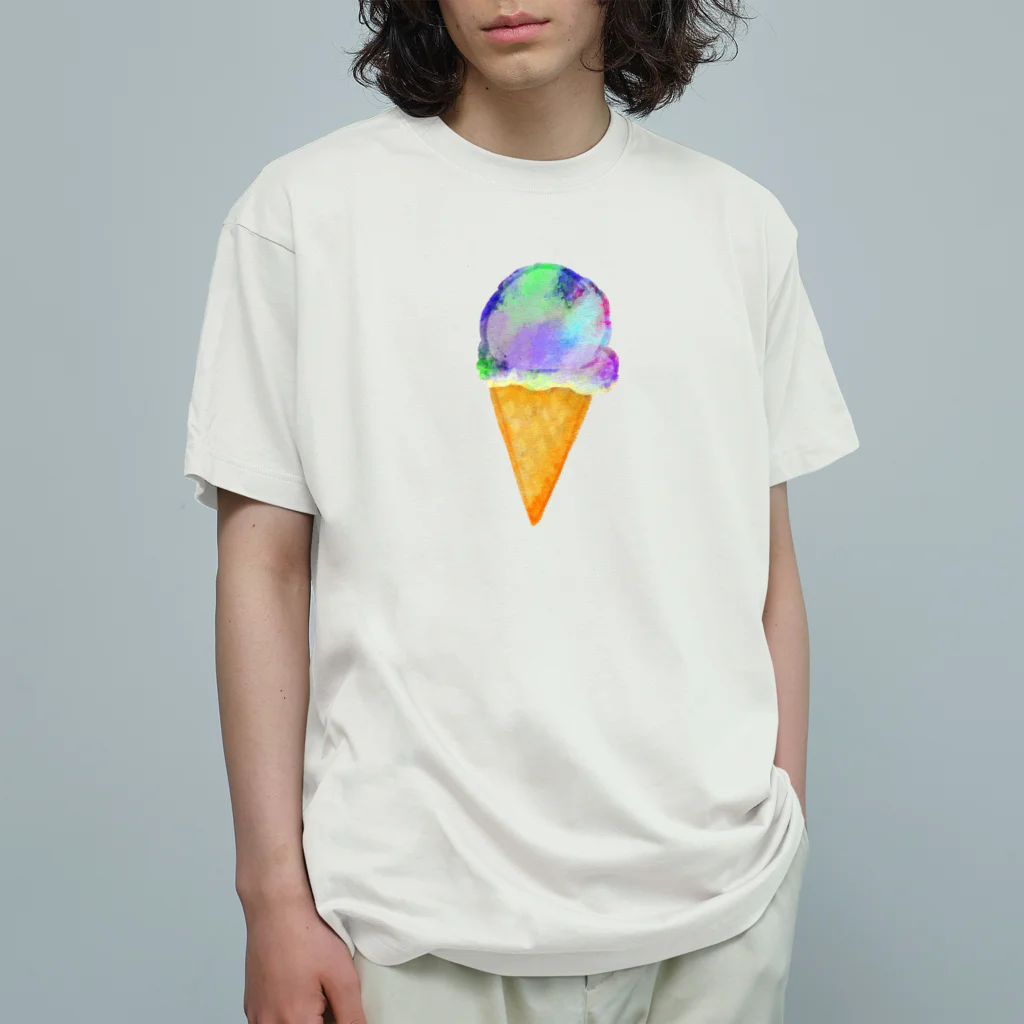 chicodeza by suzuriの夢アイス Organic Cotton T-Shirt