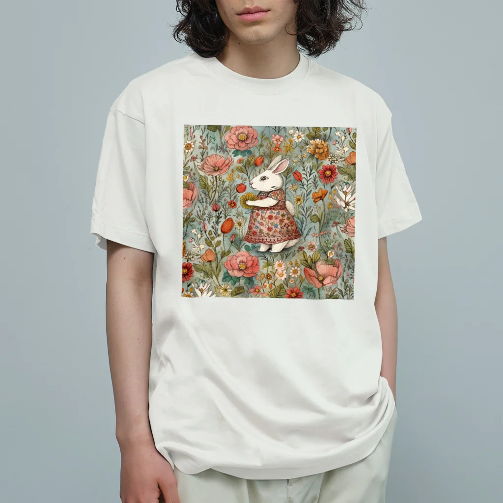 天道虫のVintage Bunny Organic Cotton T-Shirt