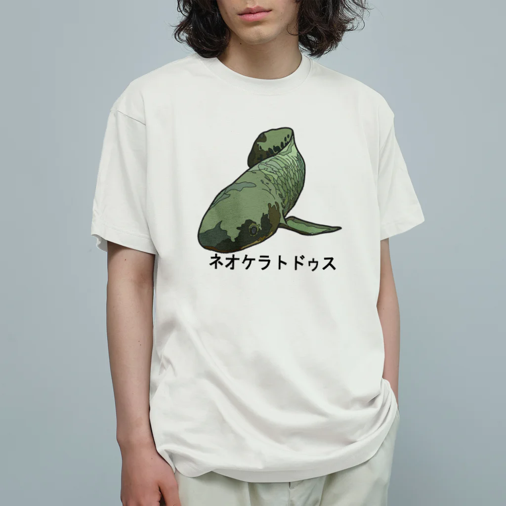 nrms0901のネオケラトドゥス オーガニックコットンTシャツ