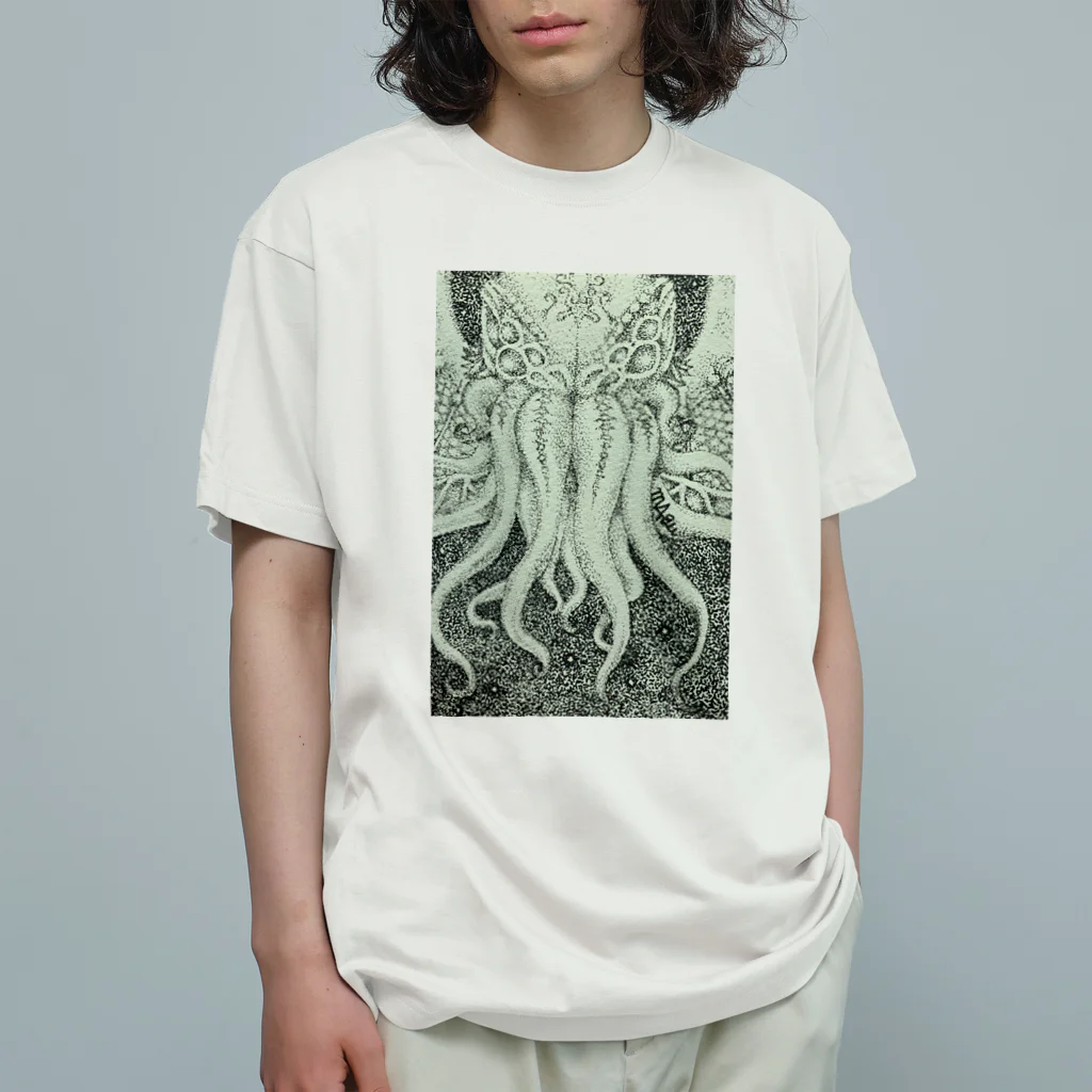 花梟のゆりかごのCthulhu Organic Cotton T-Shirt