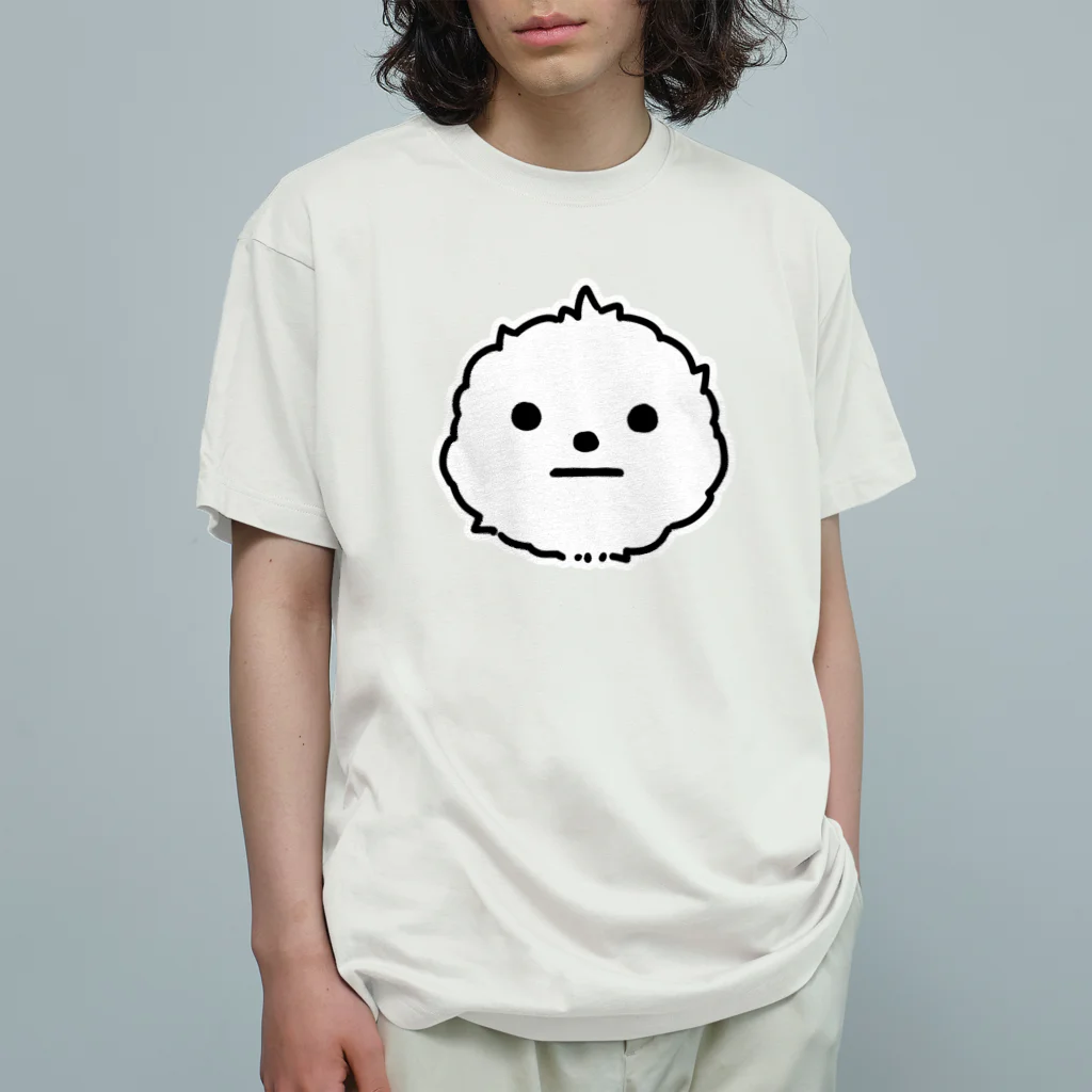 Mameyudoufuの【BIG】真顔まめゆ (Tシャツ) オーガニックコットンTシャツ