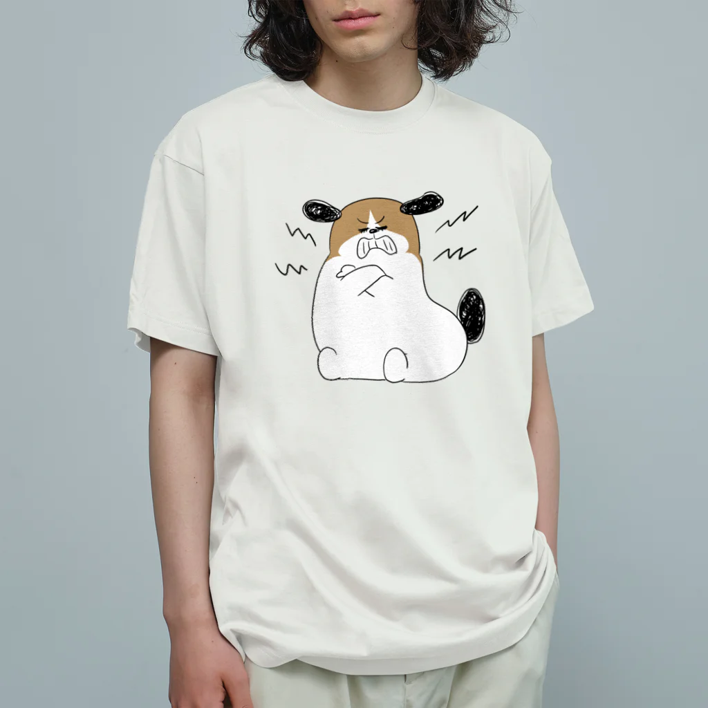 マツバラのもじゃまる歯ぎしり Organic Cotton T-Shirt