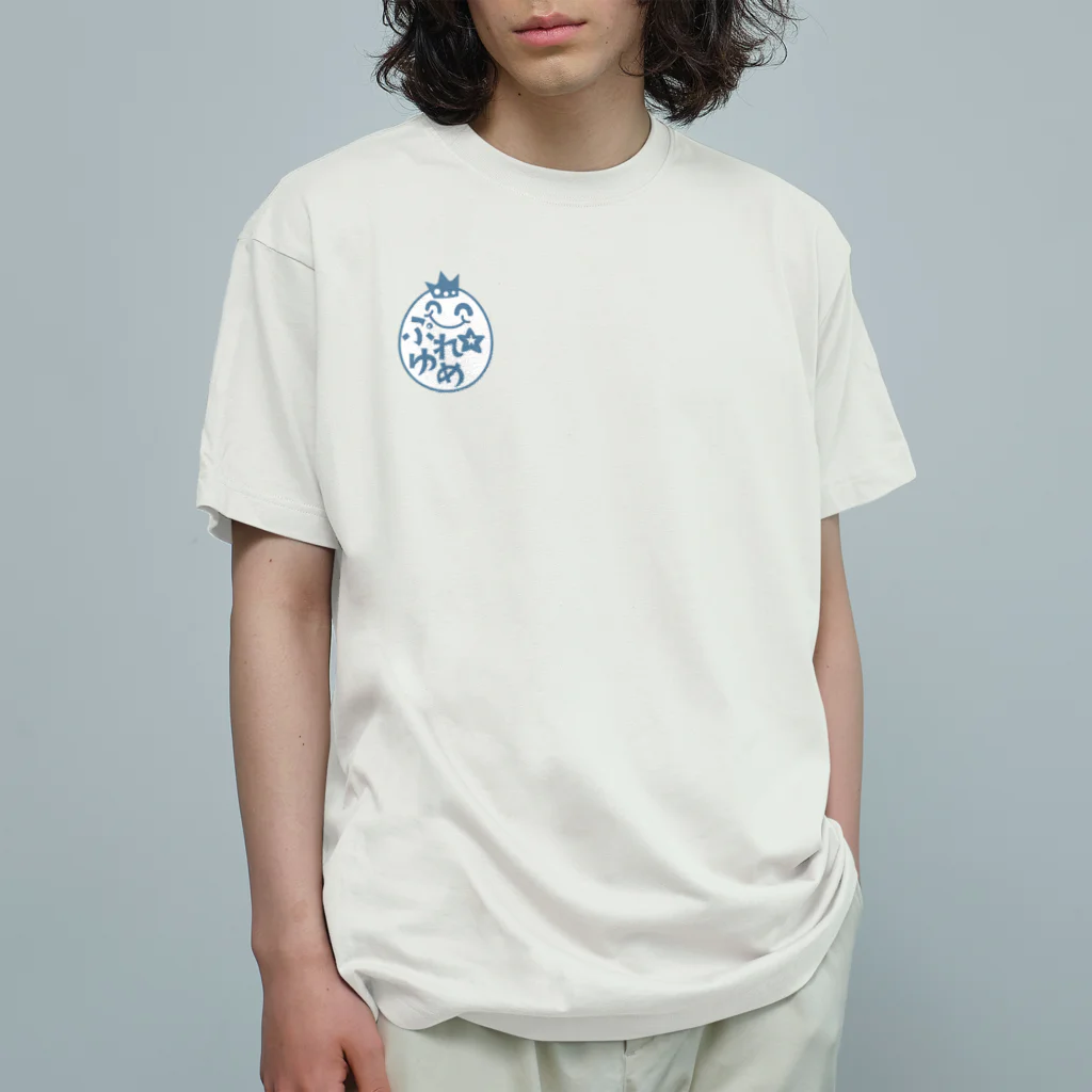 KAYO,s SHOPのぷゆまる（ブルー） Organic Cotton T-Shirt