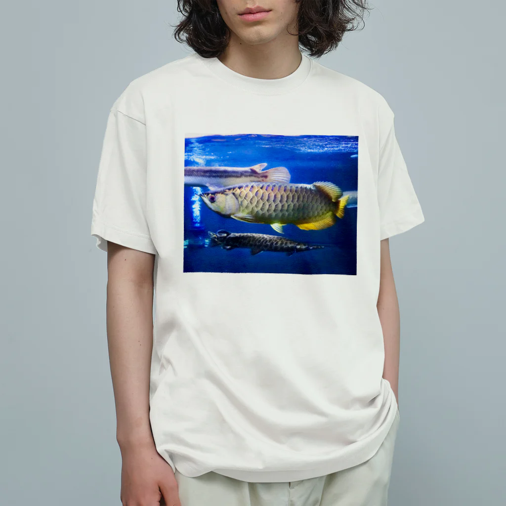 Lepisosのうちの水槽 オーガニックコットンTシャツ