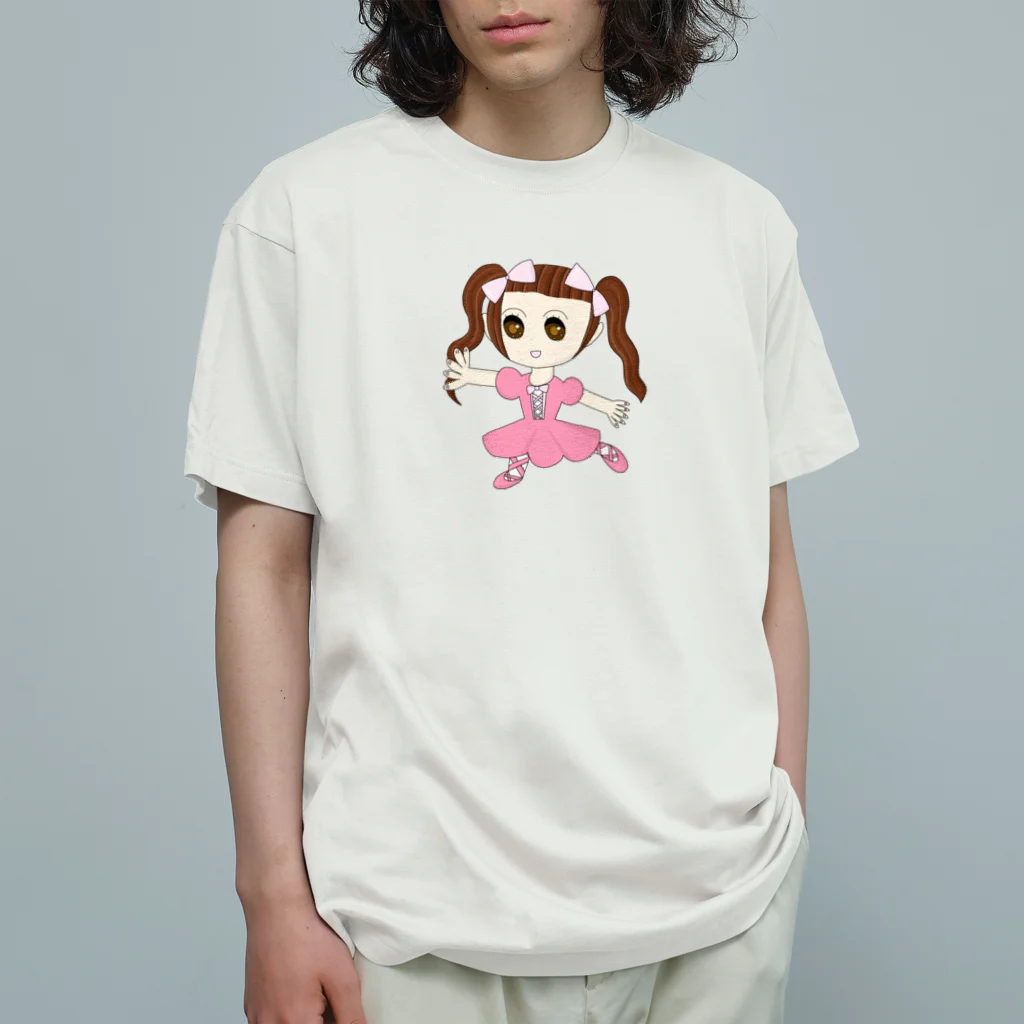 HONOMINEのバレエっ娘 オーガニックコットンTシャツ