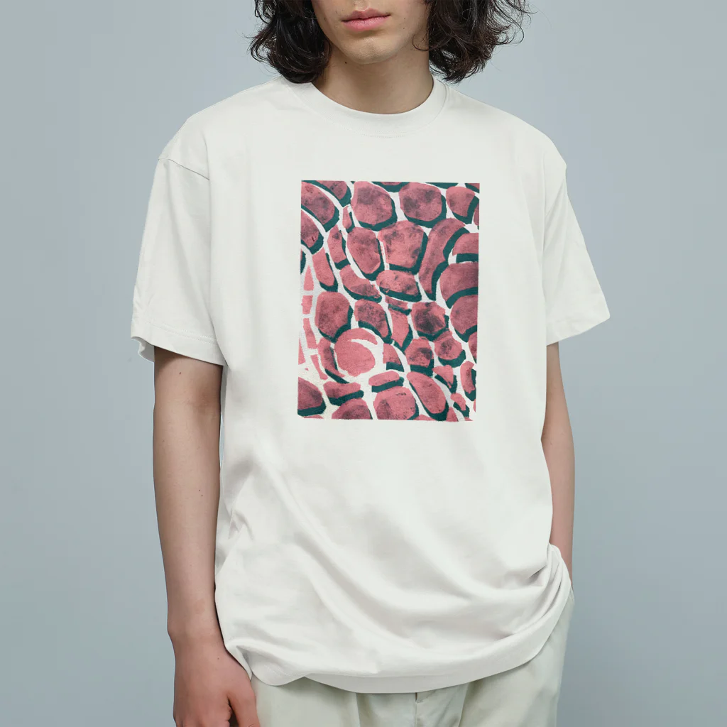 鼻の蛇柄3 Organic Cotton T-Shirt