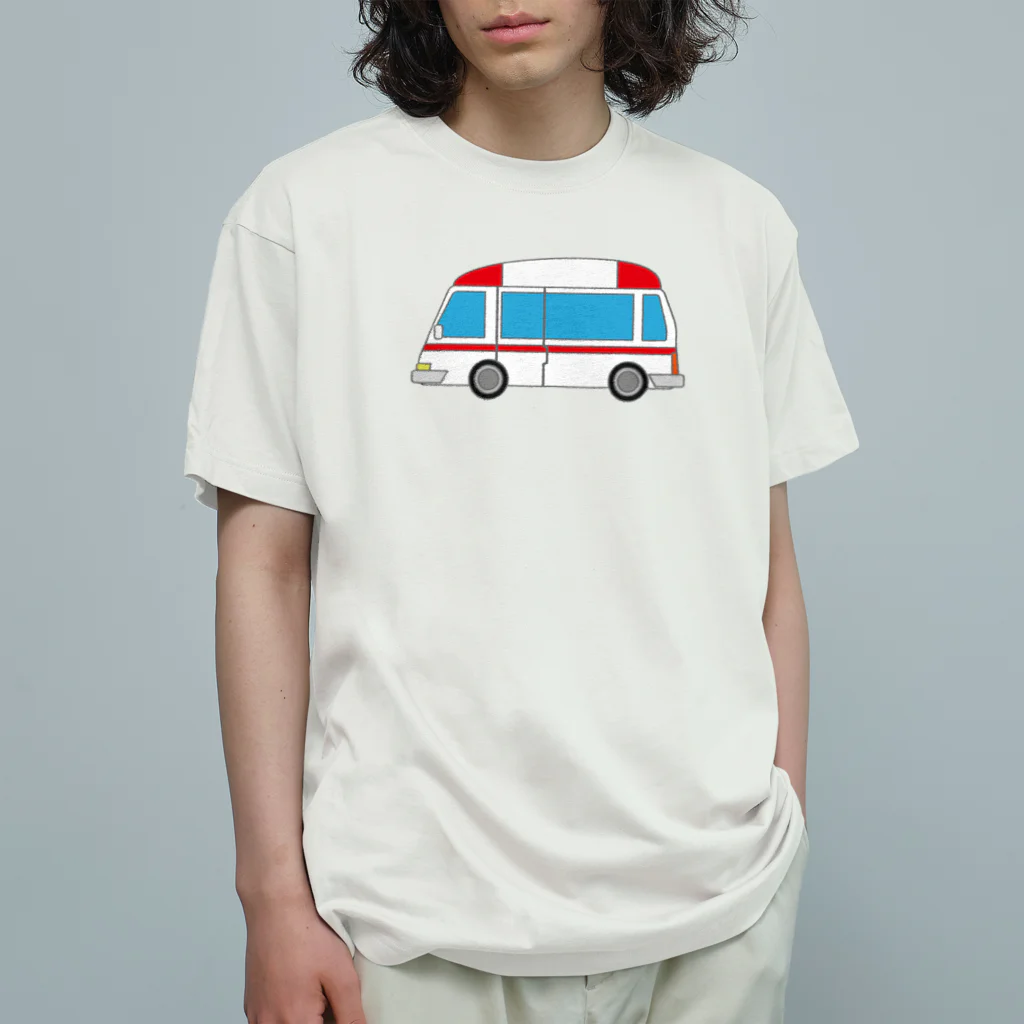 chicodeza by suzuriの可愛い救急車 Organic Cotton T-Shirt