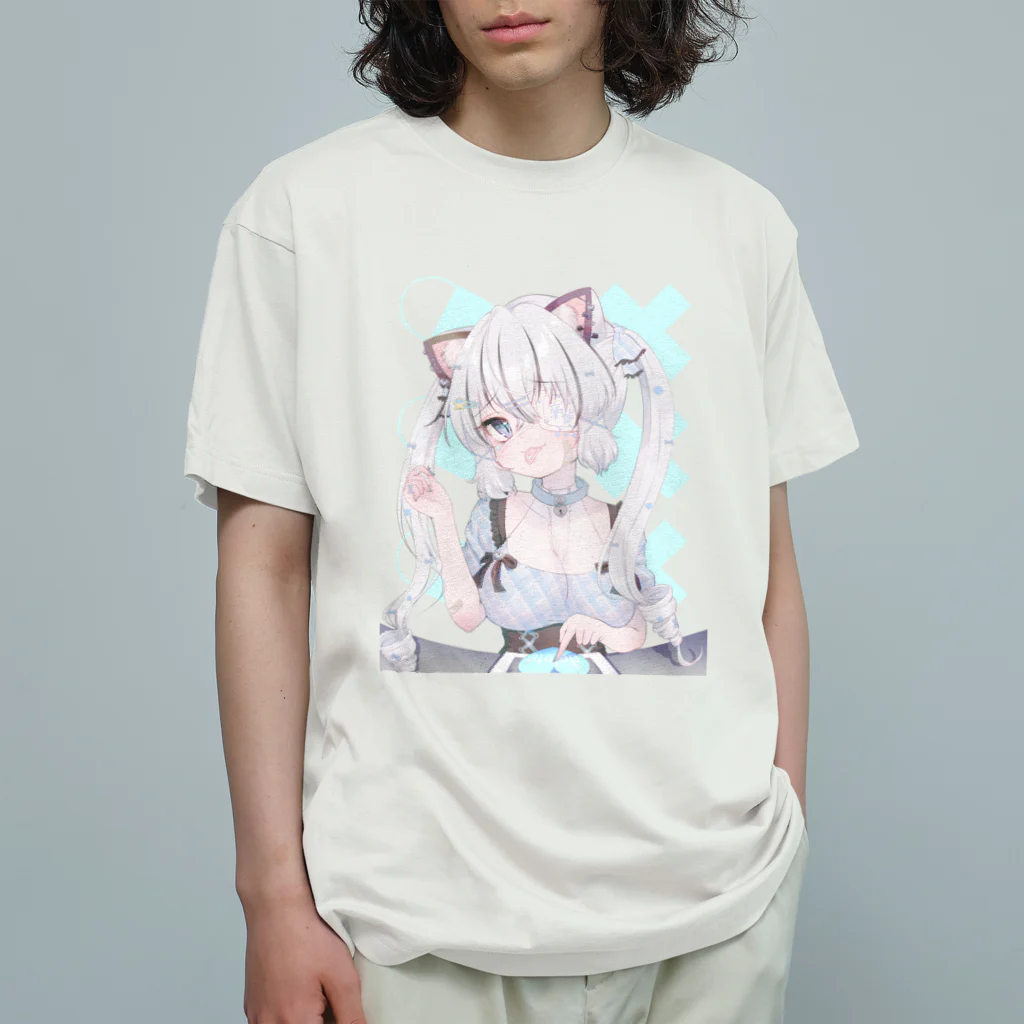 radennbyakkoの地雷系ミルキー白虎 Organic Cotton T-Shirt