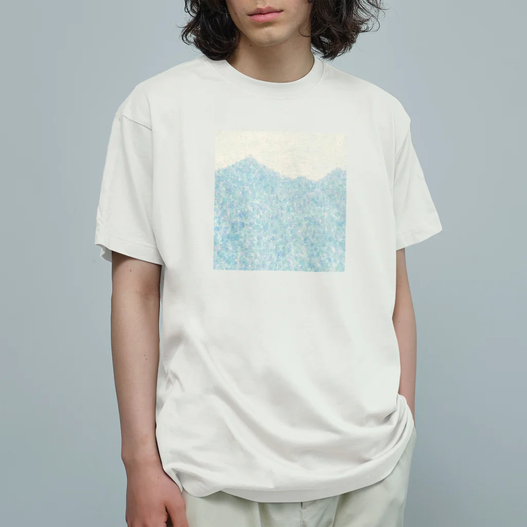 ニャームルクロッペの紫陽花のお山 オーガニックコットンTシャツ