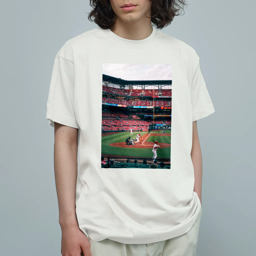 ラーメンマッスルショップのラーメンマッスル　メジャーリーグ⚾️ Organic Cotton T-Shirt