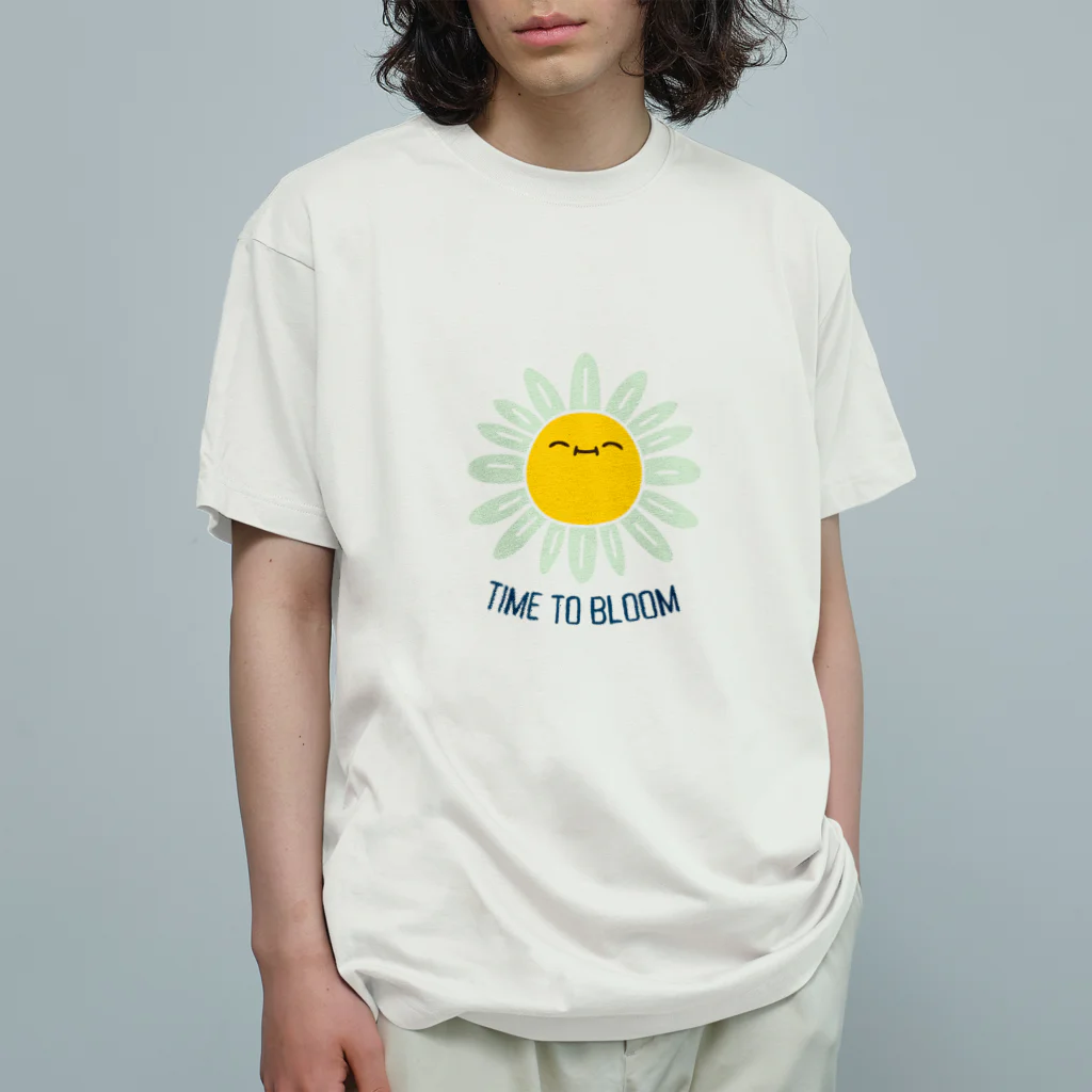 jamfish_goodiesのお花SMILE Organic Cotton T-Shirt