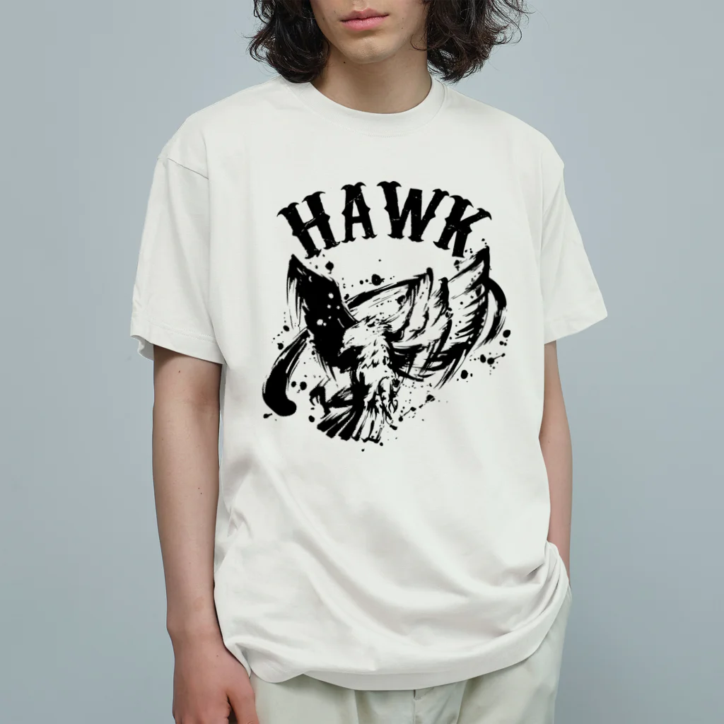 TRAVA design SHOPのHAWK オーガニックコットンTシャツ