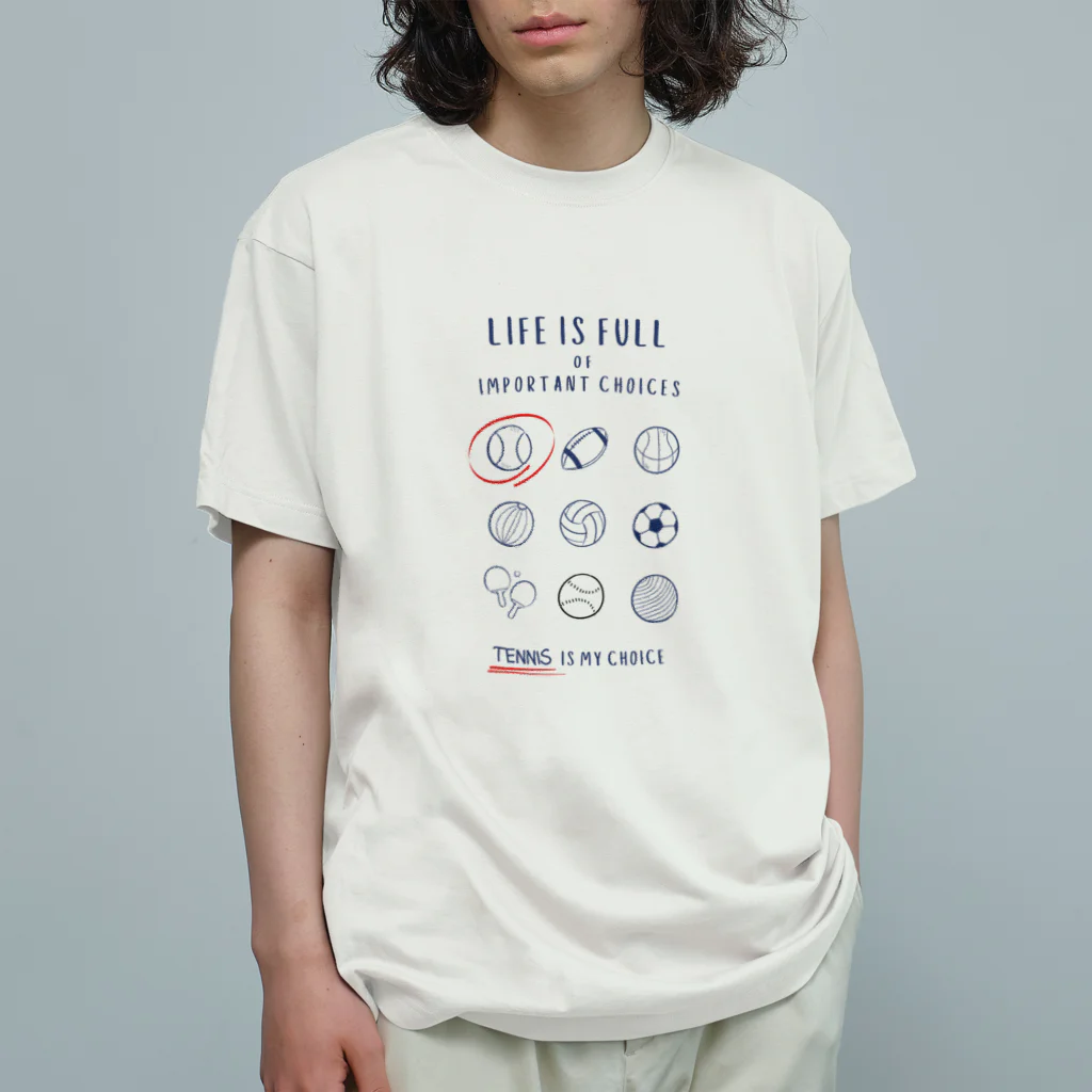 jamfish_goodiesのCHOICEテニス Organic Cotton T-Shirt