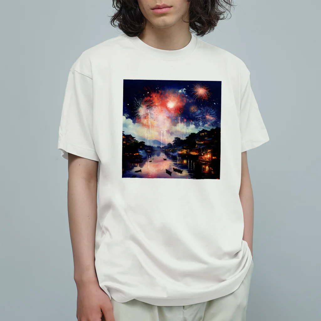 sota-vnの花火と夜景 オーガニックコットンTシャツ