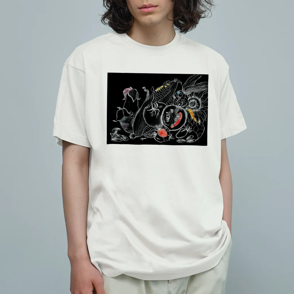 Maylyの夏_水と野菜 Organic Cotton T-Shirt