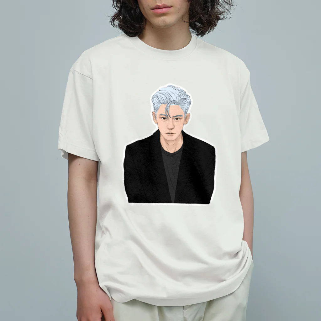 Hoai.art.jpのEXO PARK CHANYEOL fanart  オーガニックコットンTシャツ