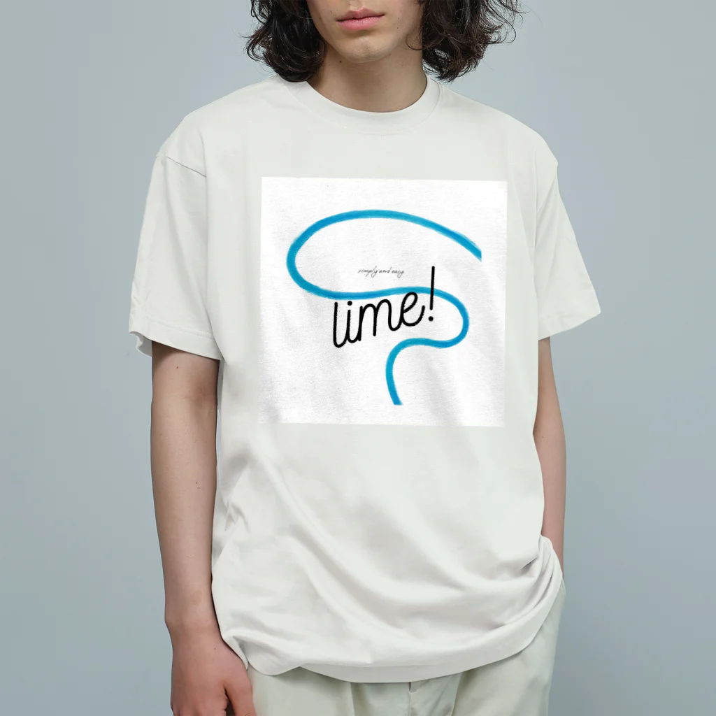 LIMEのlime original オーガニックコットンTシャツ