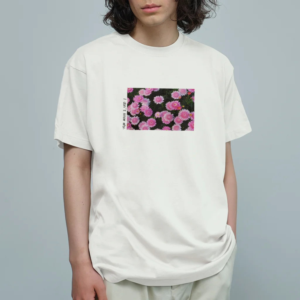 SensesのI don't know why. オーガニックコットンTシャツ