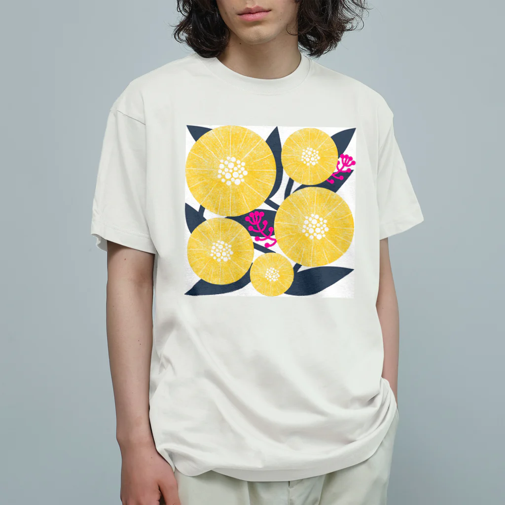 yucca-ticcaの花模様２ Organic Cotton T-Shirt