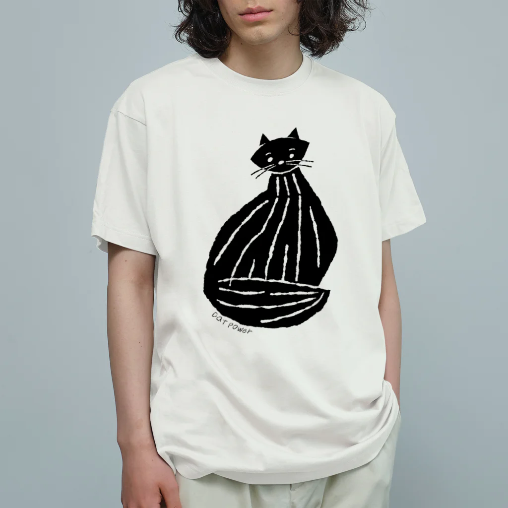 ギャラリールモンドのkilldisco_CAT POWER 2023 オーガニックコットンTシャツ