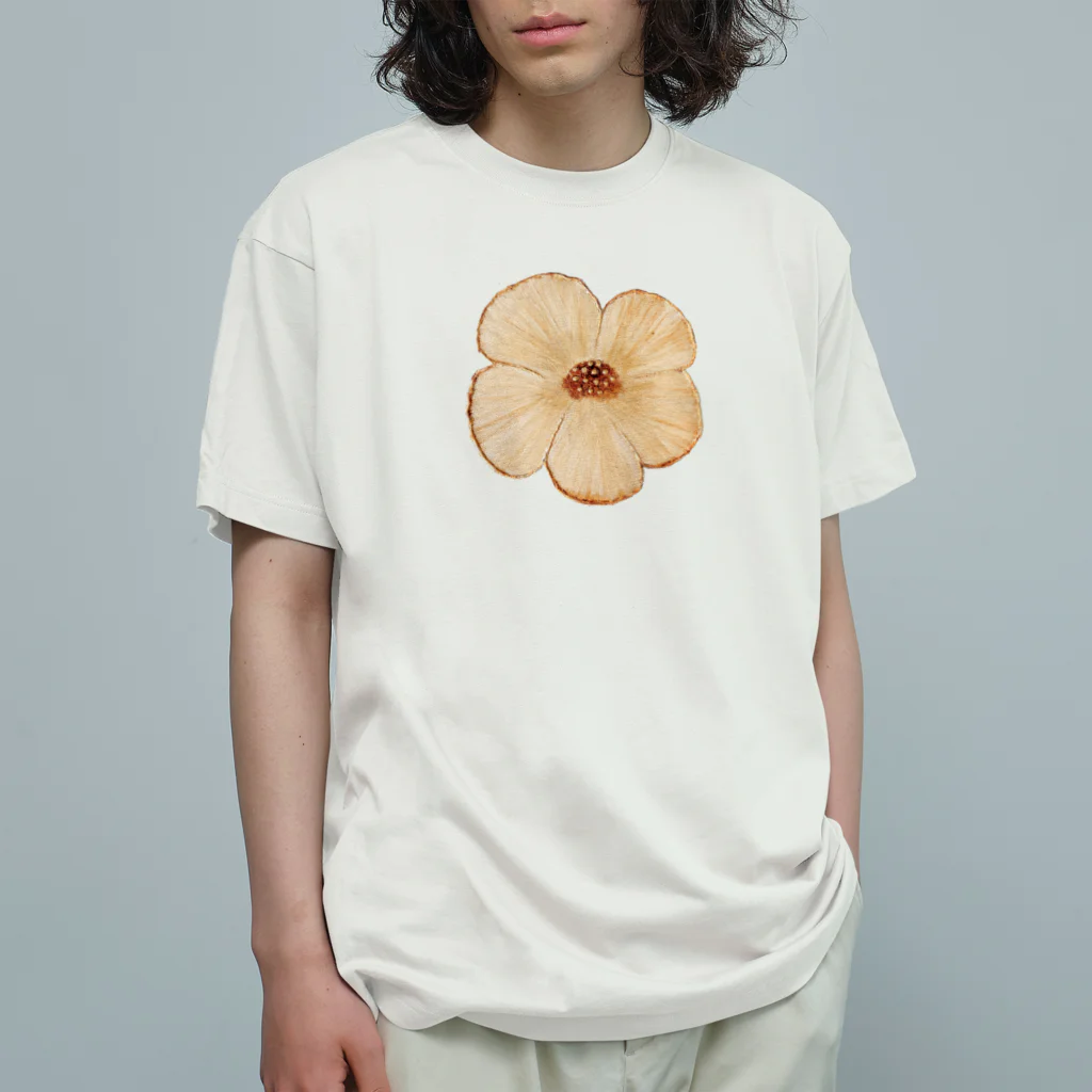 eclat-misaのflower series オーガニックコットンTシャツ