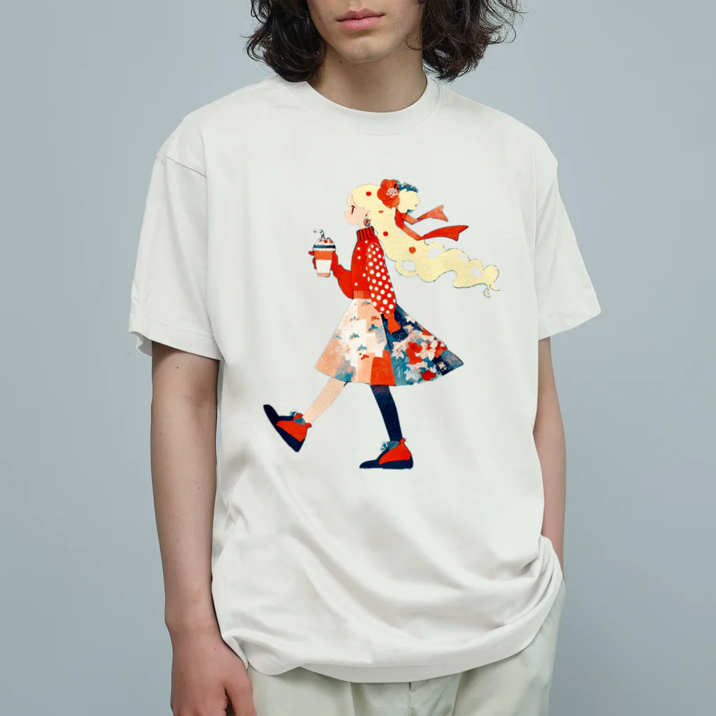 桜音ことこ企画のシェイクを持つ少女 Organic Cotton T-Shirt