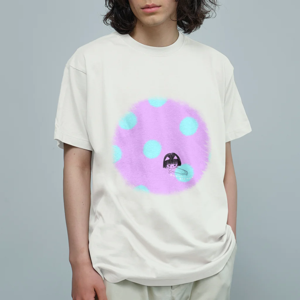 mifのアンニュイ ボブネコ🐱 オーガニックコットンTシャツ