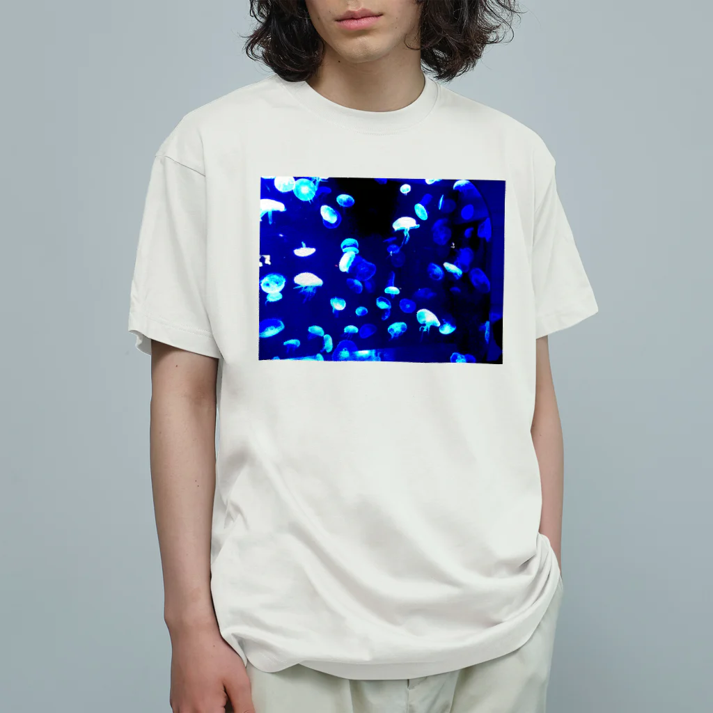 クソ雑魚陰キャパパの海月 Organic Cotton T-Shirt