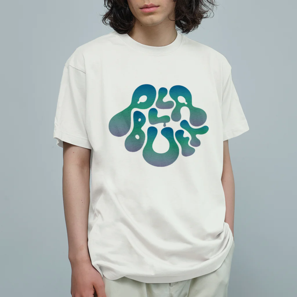 川口 水杏のブルーな気持ち Organic Cotton T-Shirt