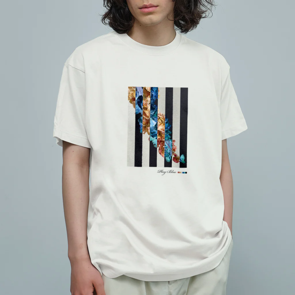 川口 水杏のインバートフラワー Organic Cotton T-Shirt