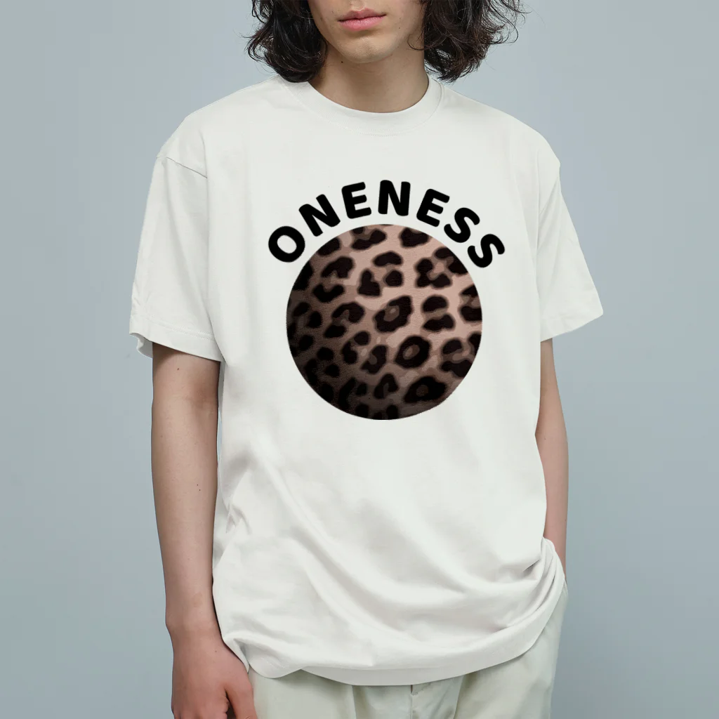 CHERRY VANILLAの★ONENESS×Leopard  B  Organic Cotton T-Shirt