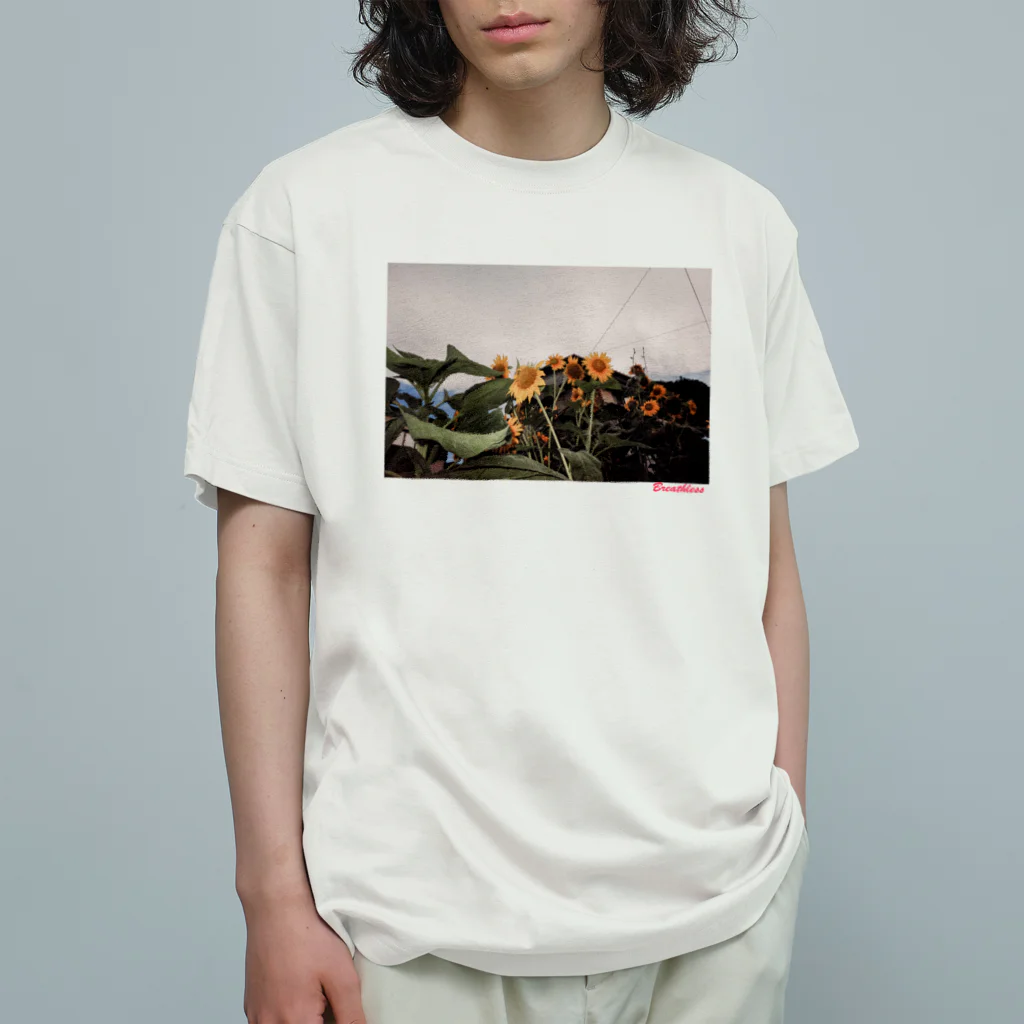 川口翼のひまわり Organic Cotton T-Shirt