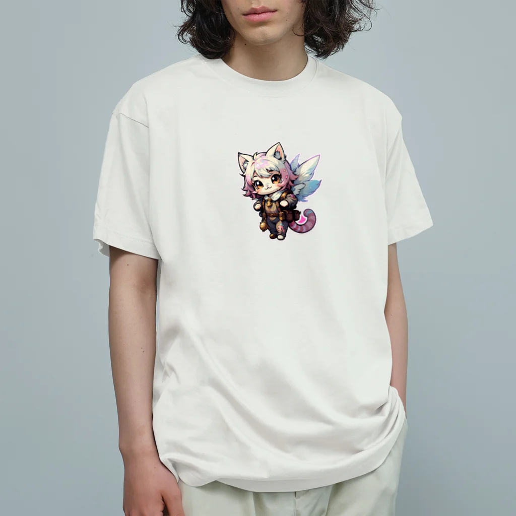 SAYURIAのPinkCat Organic Cotton T-Shirt