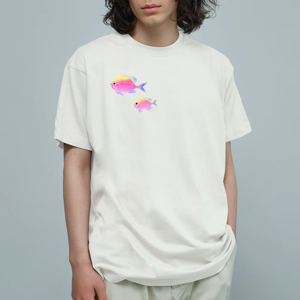 栗坊屋のハナゴンベ Organic Cotton T-Shirt