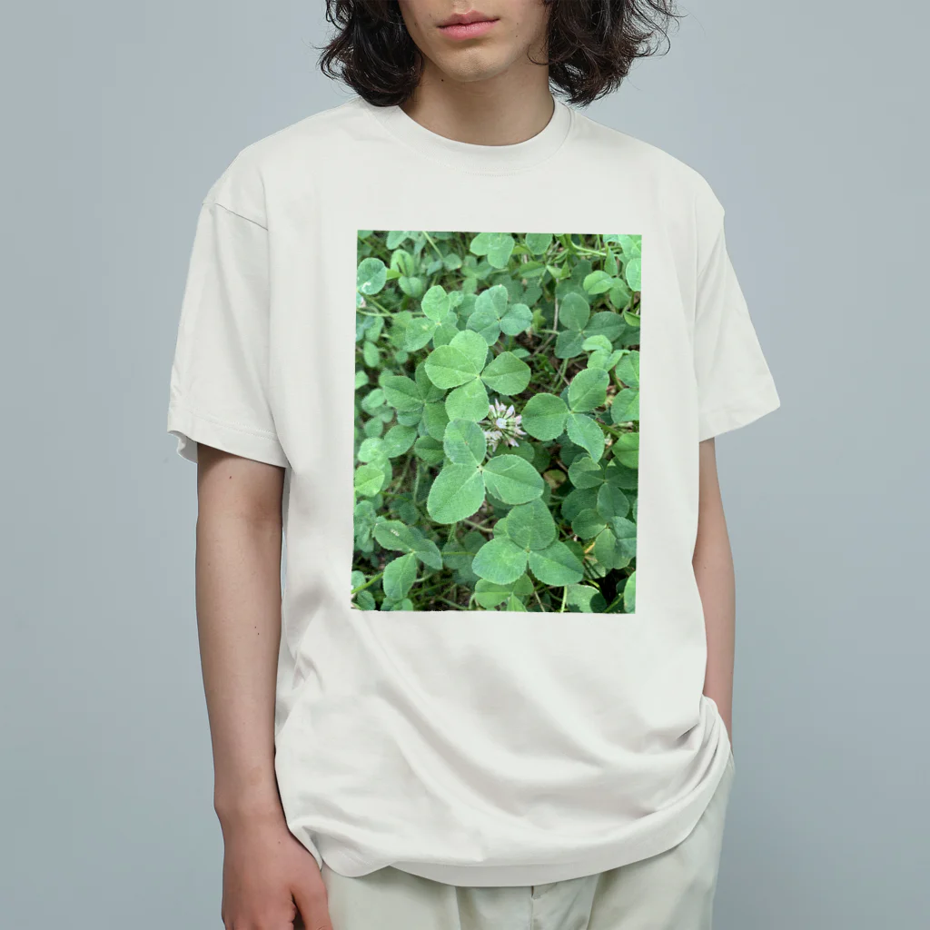 Nemuriの四葉さがし オーガニックコットンTシャツ