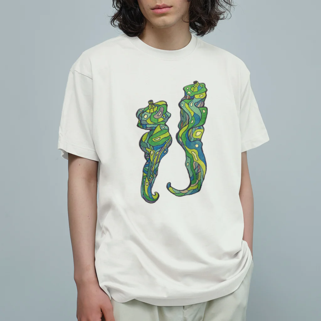 kana’s  collectionsの万願寺トウガラシ Organic Cotton T-Shirt