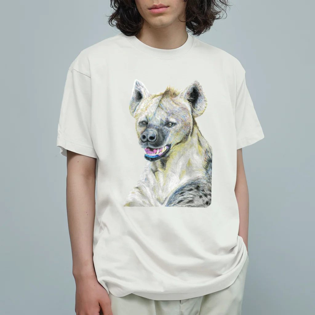 アニまるっとのブチハイエナ Organic Cotton T-Shirt