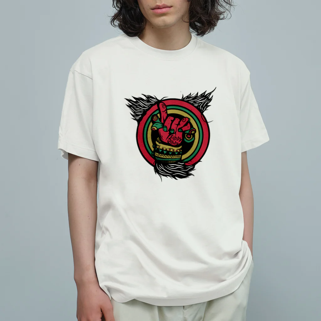 Dibby Dibby Brandの毛毛の落とし物-KEKE no OTOSHIMONO- オーガニックコットンTシャツ