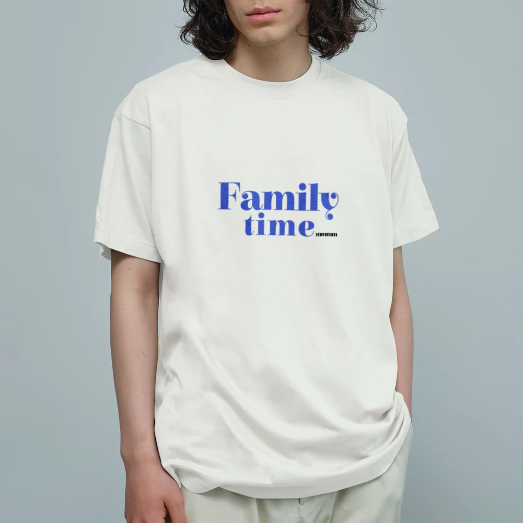 joyjoyjoyのfamily time オーガニックコットンTシャツ