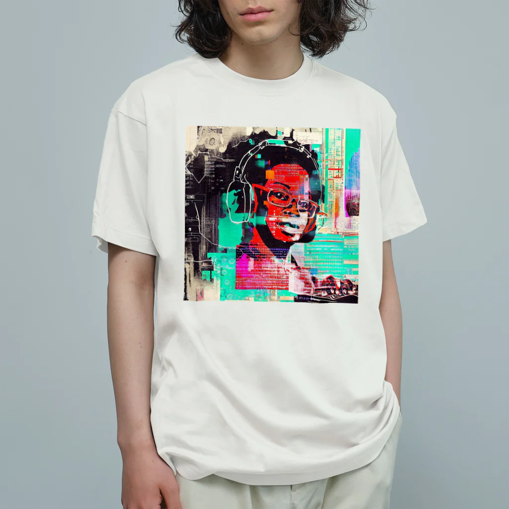 熱中商のAfrican woman オーガニックコットンTシャツ